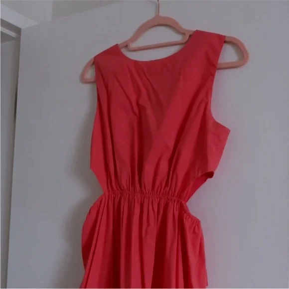 RAILS Yvette Cut Out Midi Dress in Spiced Coral - Picture 5 of 9